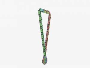 Sports medal mockup 06 Modelo 3D