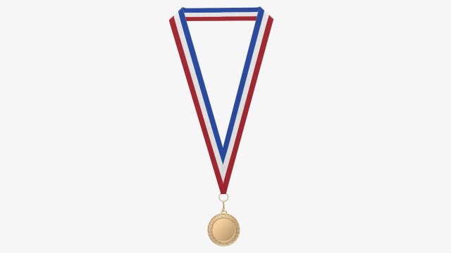 Sports medal mockup 07 3D Model .c4d .max .obj .3ds .fbx .stl .blend 