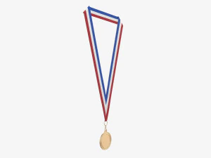 Sports medal mockup 07 3D Model