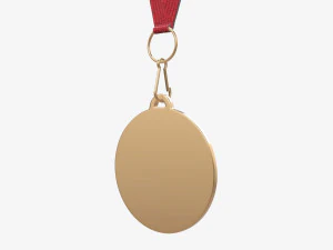 Sports medal mockup 07 3D Model