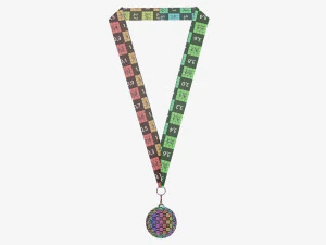 Sports medal mockup 07 3D Model