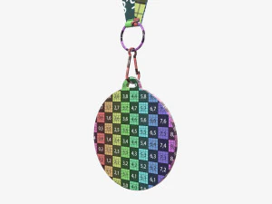 Sports medal mockup 07 3D Model