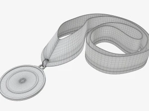 Maquette de m&eacute;daille sportive 08 Modèle 3D