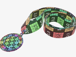 Maquette de m&eacute;daille sportive 08 Modèle 3D