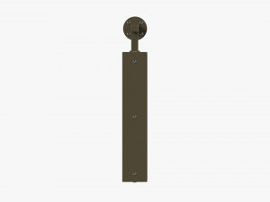 Street store sign mockup 01 3D Model