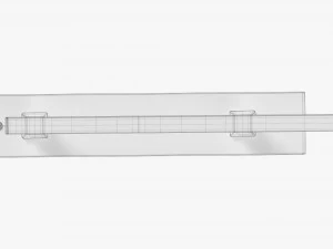Street store sign mockup 01 3D Model
