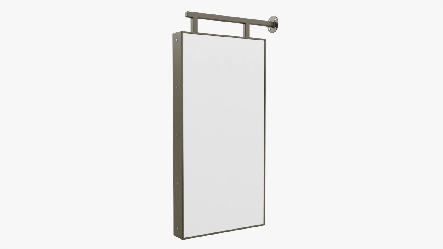 Street store sign mockup 03 3D Model .c4d .max .obj .3ds .fbx .stl .blend 
