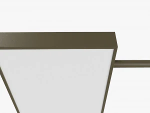 Street store sign mockup 04 3D Model