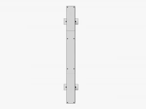 Street store sign mockup 04 3D Model