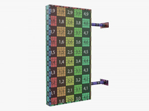 Street store sign mockup 04 3D 模型