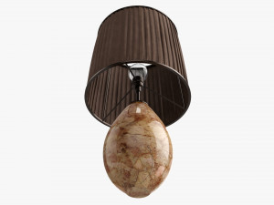 Table lamp with shade 01 Modèle 3D