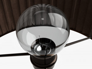 Table lamp with shade 01 Modèle 3D