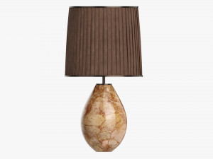 Table lamp with shade 01 Modèle 3D