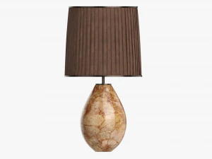 Lampe de table avec abat-jour 01 Modèle 3D