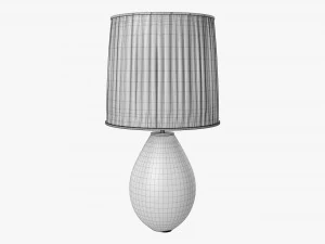 Lampe de table avec abat-jour 01 Modèle 3D