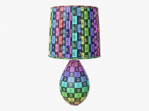 Table lamp with shade 01 Modèle 3D