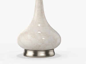 Table lamp with shade 02 3D Model