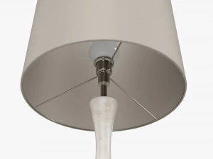 Lampada da tavolo con paralume 02 Modello 3D