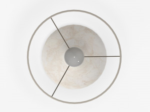 Table lamp with shade 02 3D Model