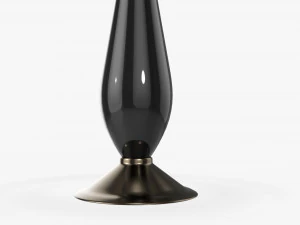 Table lamp with shade 03 3D Model