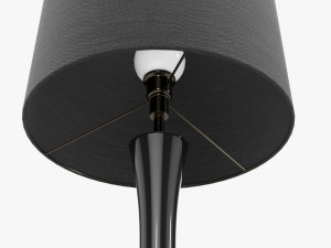 Table lamp with shade 03 3D Model