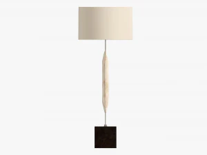 Table lamp with shade 04 3D Model