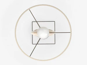 Table lamp with shade 04 3D Model
