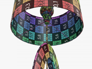 Table lamp with shade 04 Model 3D