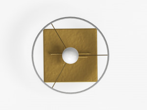 Table lamp with shade 05 3D Model