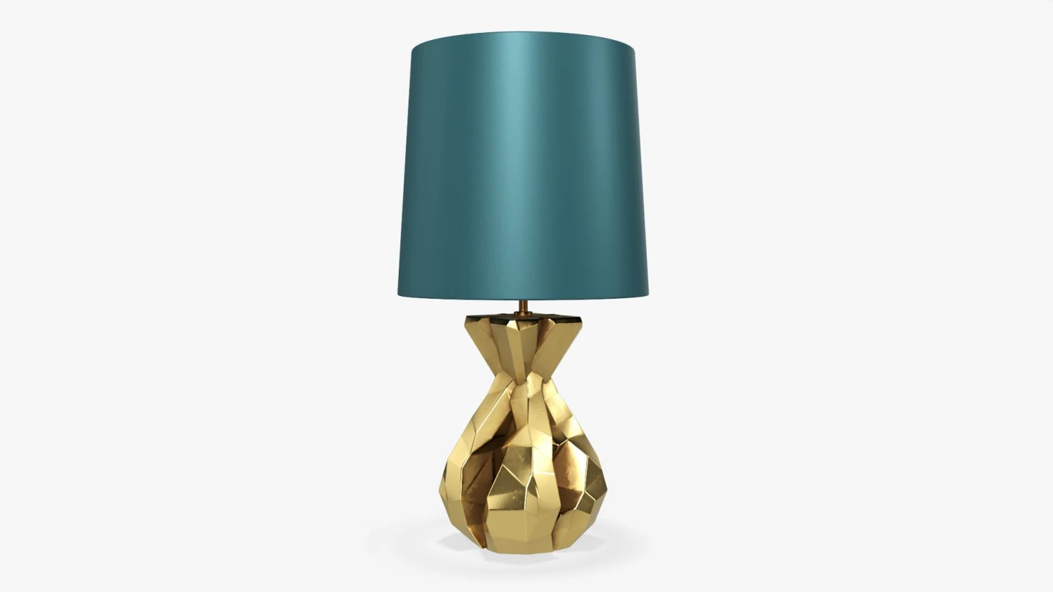 Table lamp with shade 06 3D Model .c4d .max .obj .3ds .fbx .stl .blend