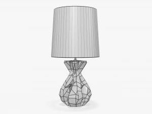 Table lamp with shade 06 3D Model