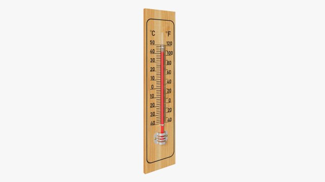Thermometer 3D मॉडल .c4d .max .obj .3ds .fbx .stl .blend 