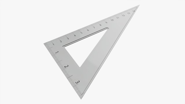 A three sided sales ruler