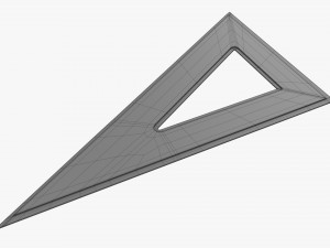 Three-sided ruler 01 3D 모델