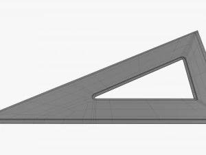 Penggaris tiga sisi 01 Model 3D