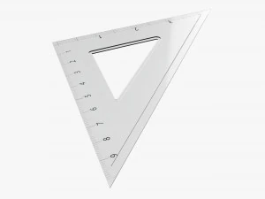 Righello a tre facce 02 Modello 3D