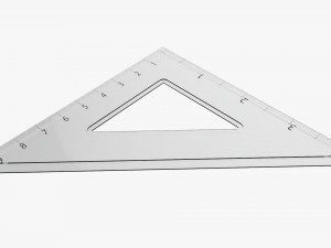 Three-sided ruler 02 Modello 3D