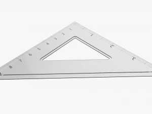 Righello a tre facce 02 Modello 3D