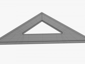 Three-sided ruler 02 Modello 3D
