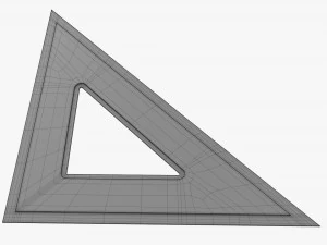 Righello a tre facce 02 Modello 3D