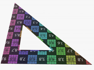 Three-sided ruler 02 Modello 3D