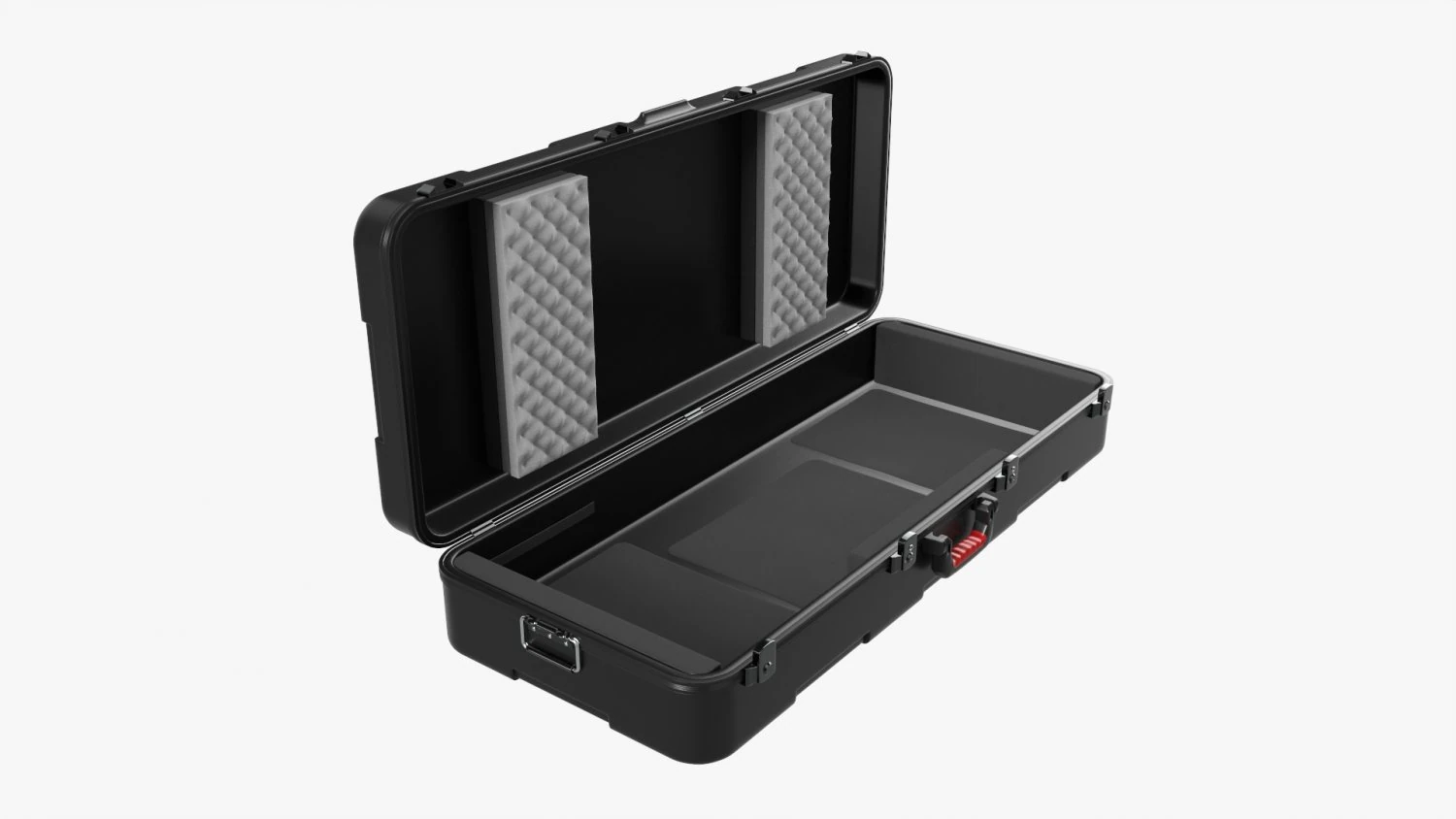 Caixa de teclado de transporte aberta Modelo 3D .c4d .max .obj .3ds .fbx .stl .blend