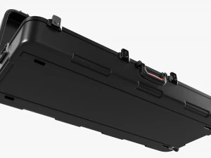 Caixa de teclado de transporte aberta Modelo 3D