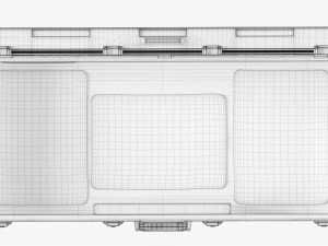 Transportation keyboard case open 3D मॉडल