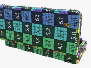 Caixa de teclado de transporte aberta Modelo 3D