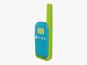 Two-way radio walkie talkie Modelo 3D