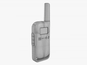 Talkie-walkie radio bidirectionnel Modèle 3D