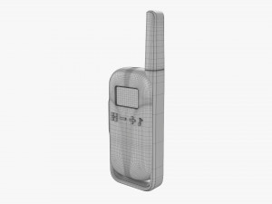 Two-way radio walkie talkie Modelo 3D