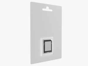 Ultra SD card in packaging Modelo 3D