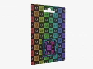 Ultra SD card in packaging 3D Model